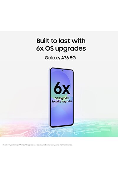 Samsung Galaxy A36 5g (AWESOME LAVENDER, 8GB, 256GB) Intelligence Ai Smartphone Snapdragon Processor