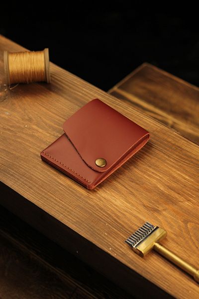 Atölye Çınar Leather Handmade Cwallet Genuine Leather Wallet