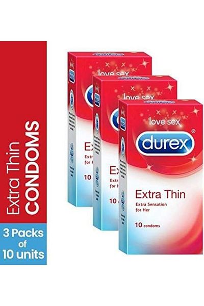 Durex Feel Thin Condoms Pack Of 10