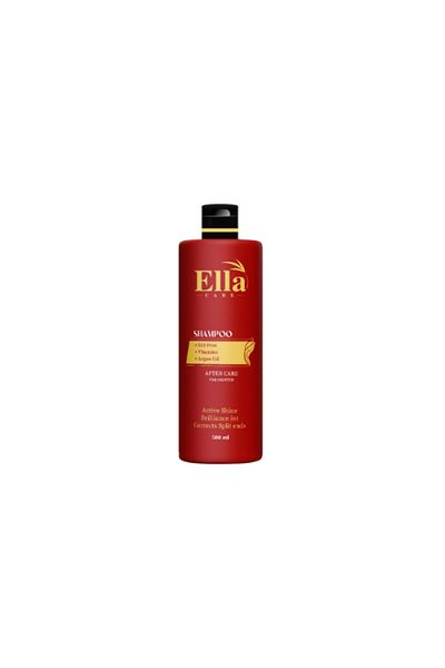ELLA Care Shampoo With Almond Oil And Jojoba Oil Formula, 500ml
