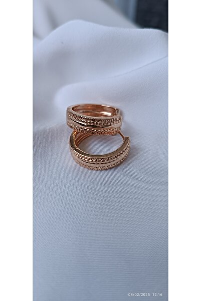 ARİ TAKI حلق من الفولاذ (حلقة وردية وسميكة)