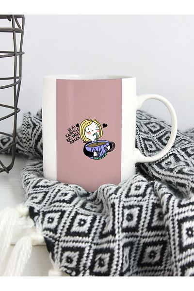 Home Emoji Printed Mug Cup Gift