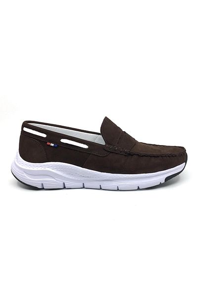 Luis Figo Leather Nubuck Men's Summer Shoes Large Size 45-48