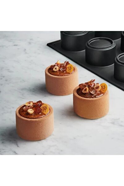 La Pavoni Silicone mold, Pavoflex Cylindra, 12 cavities, 65x45h mm