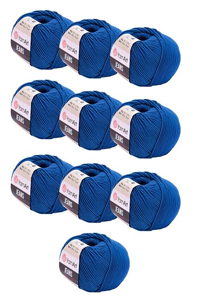 Yarnart 10 X Jeans 17 10'λι Πάκετο Amigurimi Κλωστή Μωρού Jeans 10 Τεμάχια