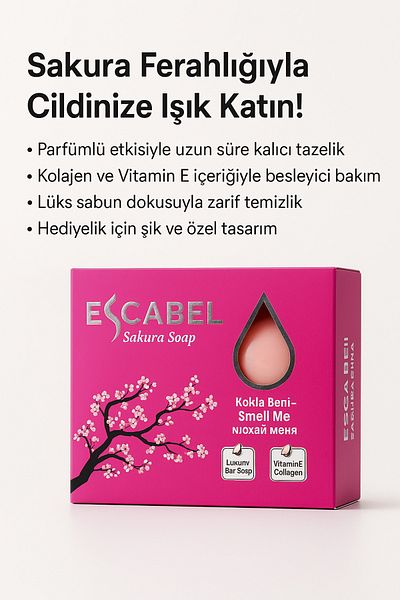 Escabel Sakura Soap 120 Grm