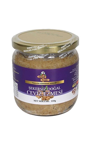 AdressFındık Şekersiz Doğal Ceviz Ezmesi 350 G