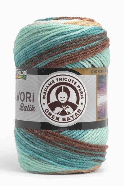 Genel Markalar Favori Batik El Örgü Ipliği 100 Gr 910