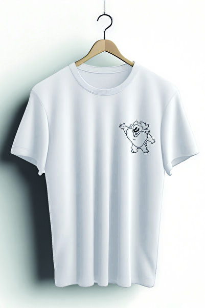 Zestia Unisex T-shirt, Tasmanian Devil Design Štampano, regular, 100% pamuk, ...