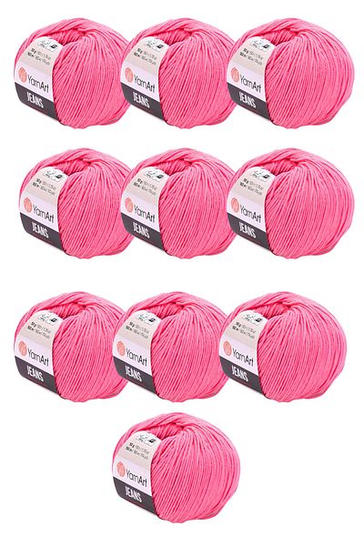 Yarnart 10 X Jeans 78 10'lu Paket Amigurimi Bebek Ιατρικό Ύφασμα Jeans 10 Τεμάχια