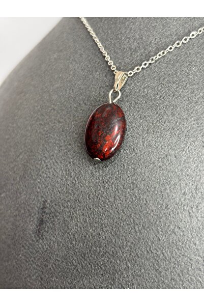 kuartz Jesper taşı kolye. Sertifikalı. Fiziksel enerji