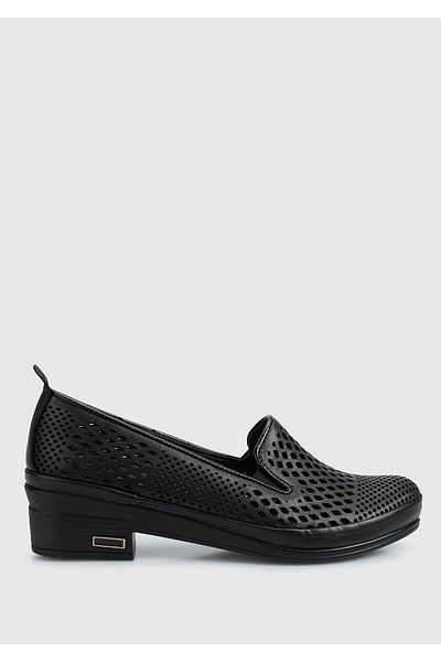 Eclipse Leather Black Women's Shoes