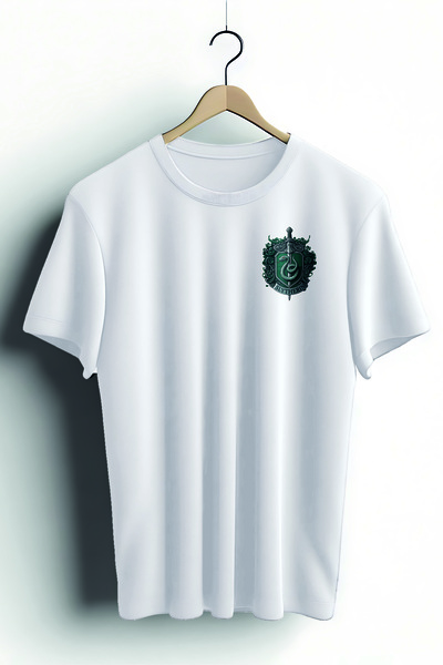 Zestia Μπλουζάκι Unisex, με στάμπα Slytherin, κανονική εφαρμογή, 100% βαμβάκι...