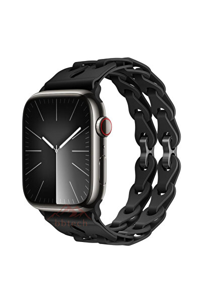 bbtech Apple Watch Series 10/11 42mm SE3/SE2/9/8/SE/7 Uyum 41 40 38mm Silikon...