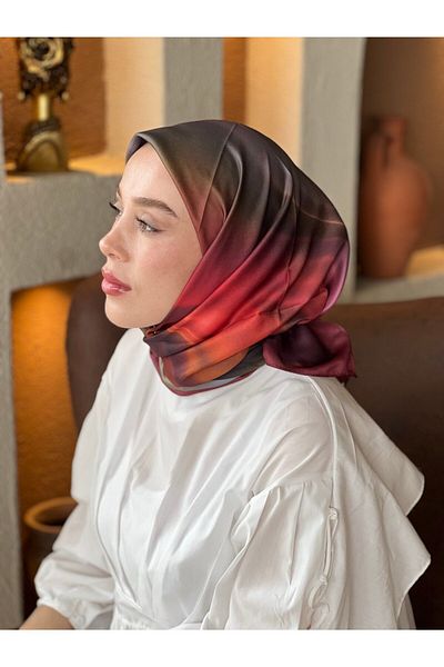 Modakaşmir Degrade Pattern Tanca Silky Scarf
