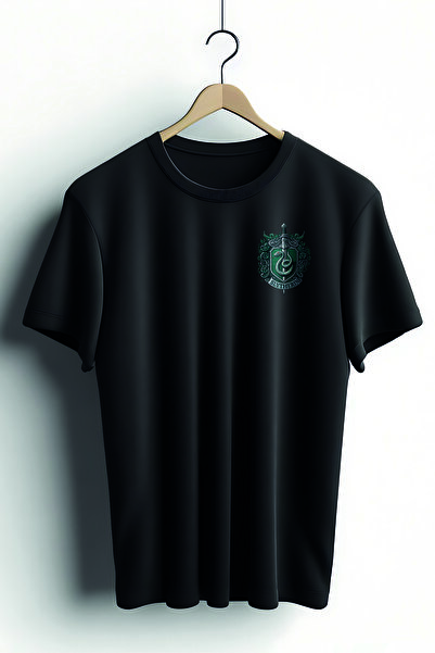 Zestia Μπλουζάκι Unisex, με στάμπα Slytherin, κανονική εφαρμογή, 100% βαμβάκι...