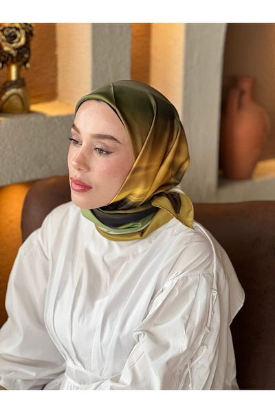 Modakaşmir Degrade Pattern Tanca Silky Scarf