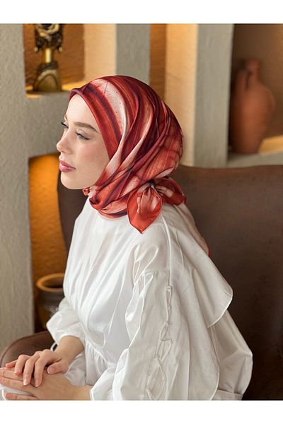 Modakaşmir Marble Tanca Silky Scarf
