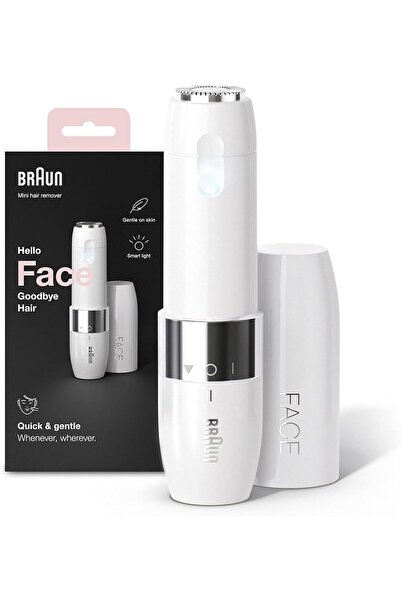 Braun Fs1000 Mini Hair Removal Machine Battery And Cleaning Brush, Travel Size, Wireless Use