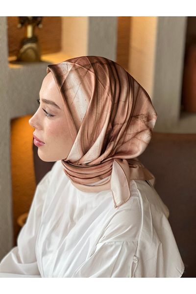 Modakaşmir Marble Tanca Silky Scarf