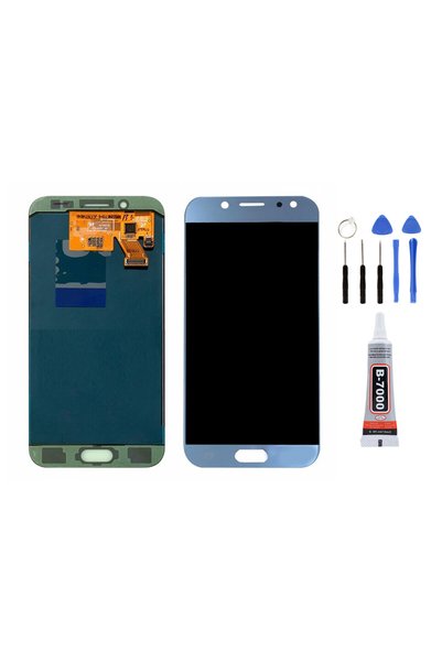 Yedcom Samsung J5 Pro J530F MAVİ Uyumlu Ekran Dokunmatik Lcd Ekran Ön Panel Yapıştırıcı Ve Kit