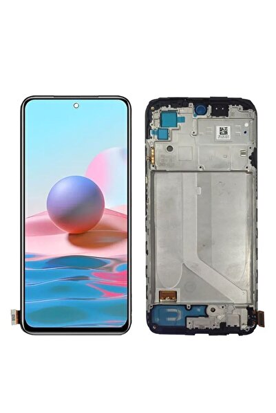 Yedcom Redmi Note 10S Çıtalı Servis Ekran Lcd Dokunmatik Ön Panel Komple