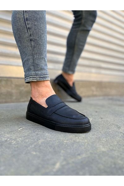 Joy Man JY180 Estilo X Pantofi clasici sport casual pentru bărbați CST - negru