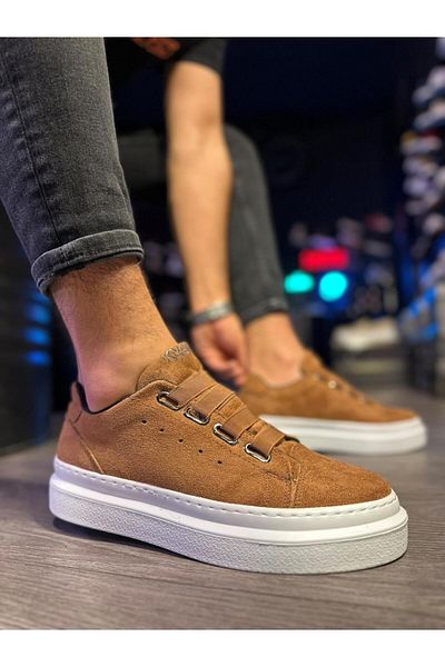 Joy Man Ортопедични мъжки маратонки J521 - Dişibilme, 4-Stripes и Daily God BT Tan