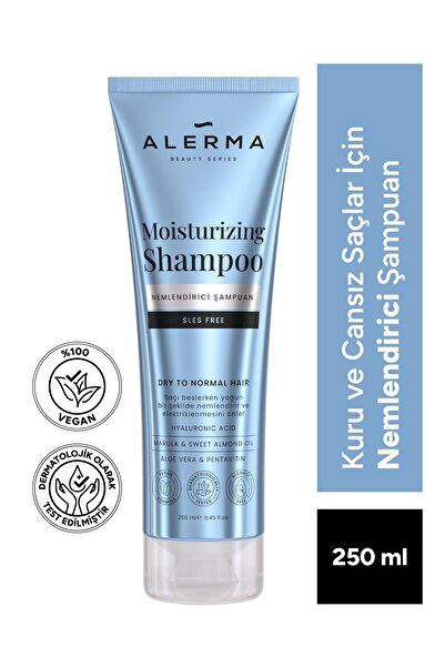 Alerma Kuru Ve Cansız Saçlar Için Nemlendirici Sülfatsız Şampuan 250 ml