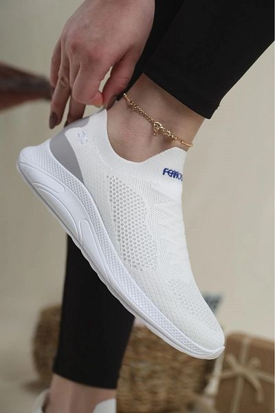 nuaA Daily Sports Shoes Orthopedic Lightweight Laceless Knitwear Unisex Shoes Suitable for Lover and Spouse Combinate