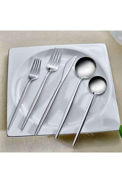 Karaca Orion Platin 12-osobní 84-kusy Besteckset