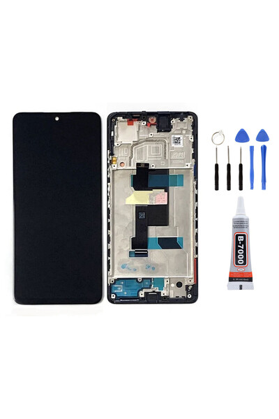 Yedcom Xiaomi POCO X5 Pro Çıtalı Lcd Ekran Dokunmatik Tamir Seti Yapıştırcı Set