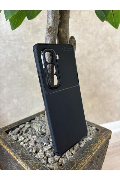 Hatreds İnfinix Hot 50 Pro Plus Kılıf Karbon Tasarımlı A++ Kalite Korumalı Kılıf