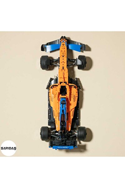 SARIBAŞ TEKNOLOJİ Technic Yapım Oyuncakları 42141 Mclaren Formula 1 - Model Araba Uyumlu Duvar Sergi Stant