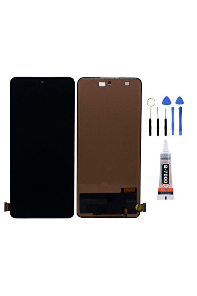 Yedcom POCO X4 Pro 5G Ekran Dokunmatik Lcd Ekran Ön Panel Yapıştırıcı Ve Kit