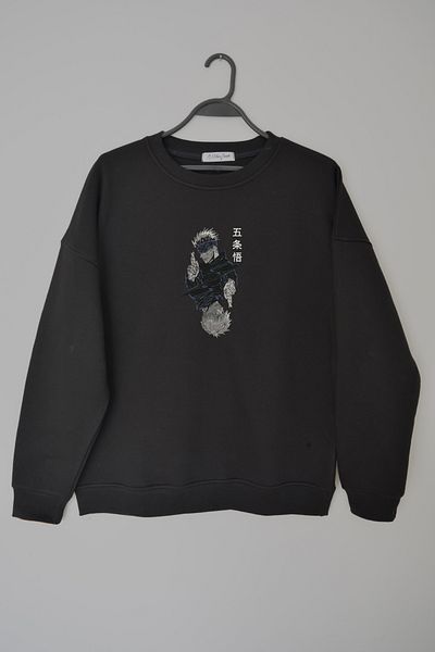 EldenStitch Hanorac oversize unisex brodat Satoru Gojo