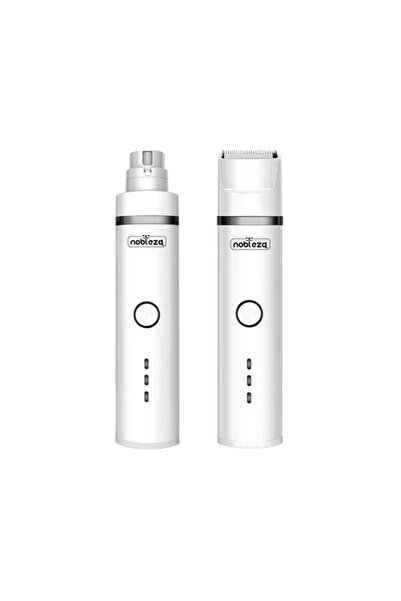 Nobleza مقص أظافر كهربائي للحيوانات الأليفة - عبوة من قطعتين