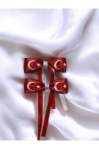 SHOPNEST 23 April, 29 October Turkish Flag Bow Buckle Pack of 2