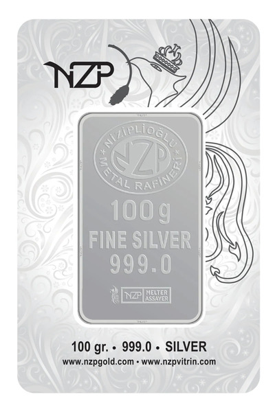 GMR 100 Gram Kulçe Gümüş 999