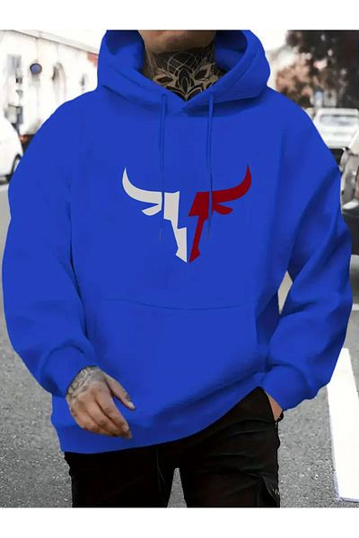 Minikelya Men S Amazing Long Sleeve Christmas Printed Hoodie with Kangaroo Pocket - Perfect for Fall/Winter