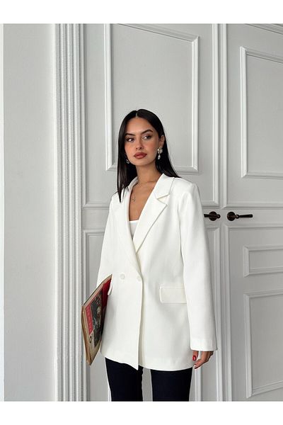mydukkan.co Σακάκι με διπλό κουμπί Oversize