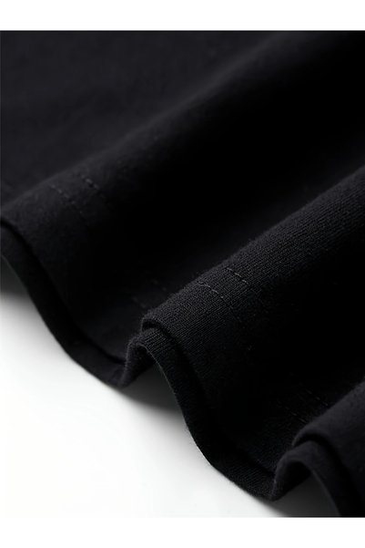 AZIZI TEKSTIL Tricou casual cu mânecă scurtă pentru bărbați, imprimat la modă, din țesătură de bumbac ușor și greu