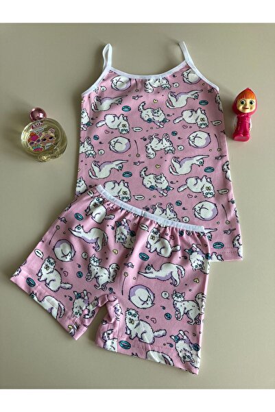 Yağmur Giyim ELM mačka komad Sa deznom Djevojačka potkošulja bokserice set 1950