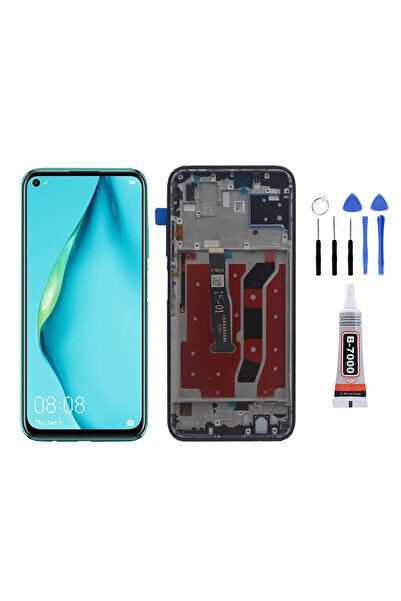 TamirCep Huawei P40 Lite Çıtalı Yeşil Uyumlu Ekran Lcd Dokunmatik Tamir Seti ...