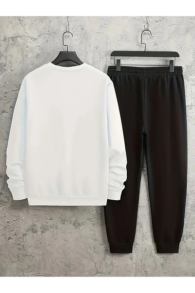 NEW TRENDY COLLECTİON 2Pcs Beautiful City Printed Men's Casual Tracksuit Set Found in Milano, Italy