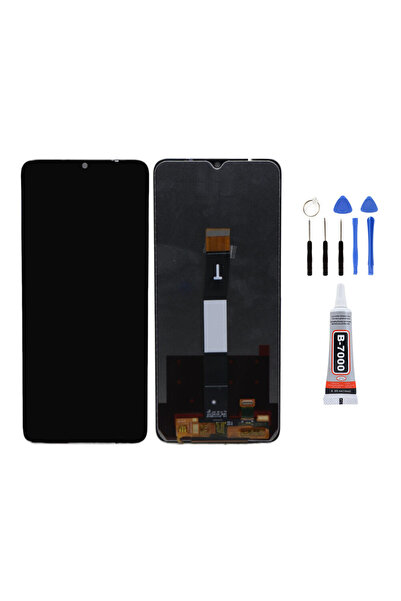 Yedcom Redmi 12C Ekran Dokunmatik Lcd Ekran Ön Panel Yapıştırıcı Ve Kit