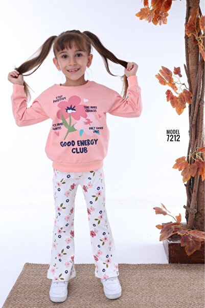 yagmurgiyim PJK2İ - Σετ για κορίτσια με στάμπα λουλουδιών ηλικίας 3-10 ετών, ...