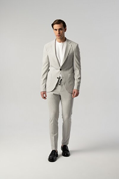 Score Michail Comfortable Fit Trousers Lace-Up Beige Striped Seersucker Sport...