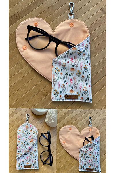 İsella Heart Glasses Case Wildflowers