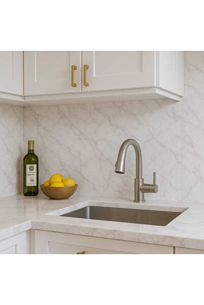 Technojet Premium Marble Pattern Adhesive Floor - Kitchen, Cabinet and Table Finish 60Cmx500Cm